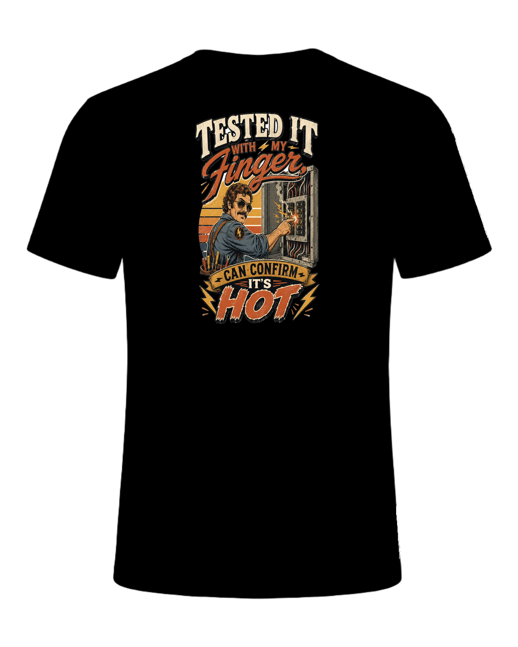 Tested it with my finger, can confirm it's hot — Black