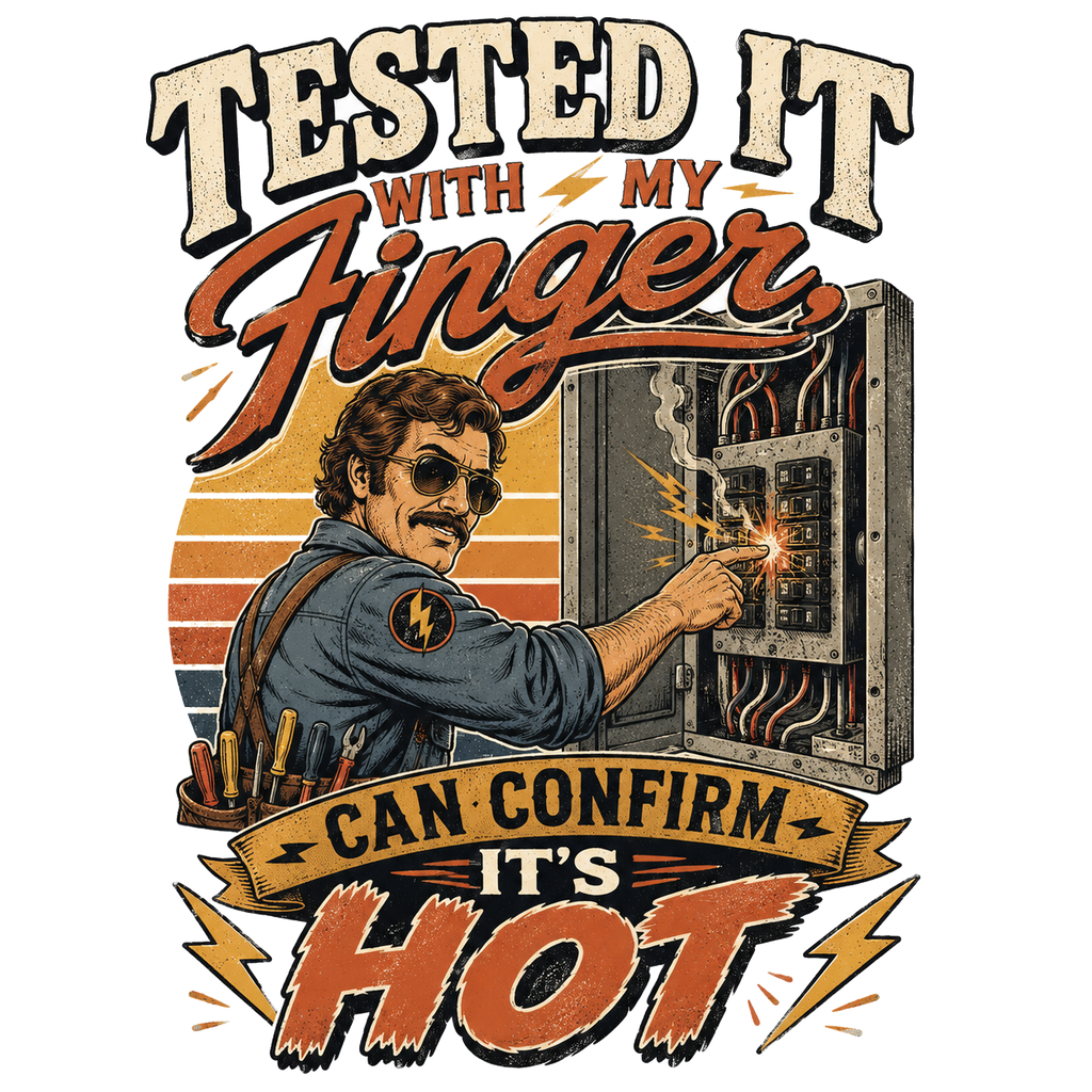 Tested it with my finger, can confirm it's hot