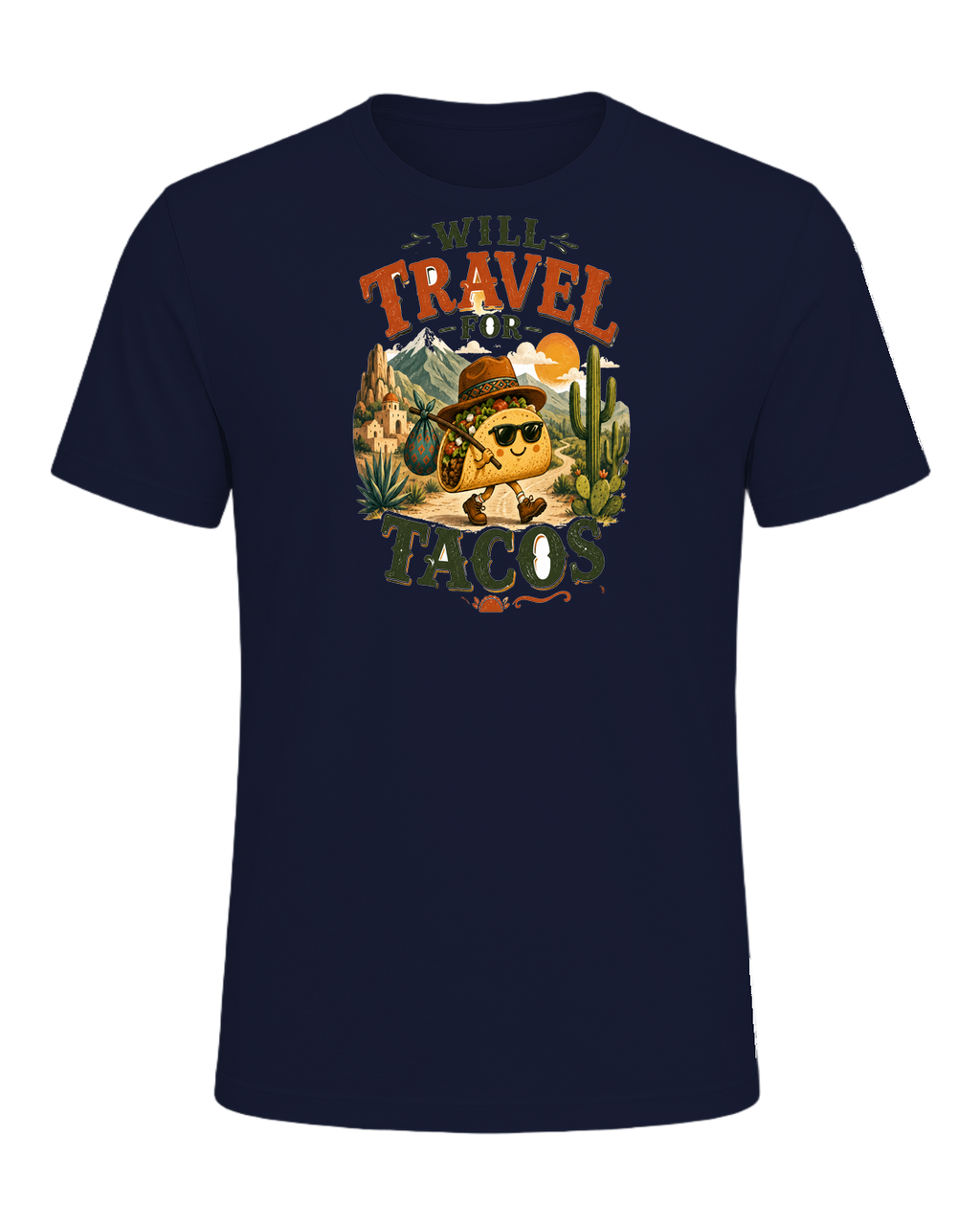 WILL TRAVEL FOR TACOS — Navy