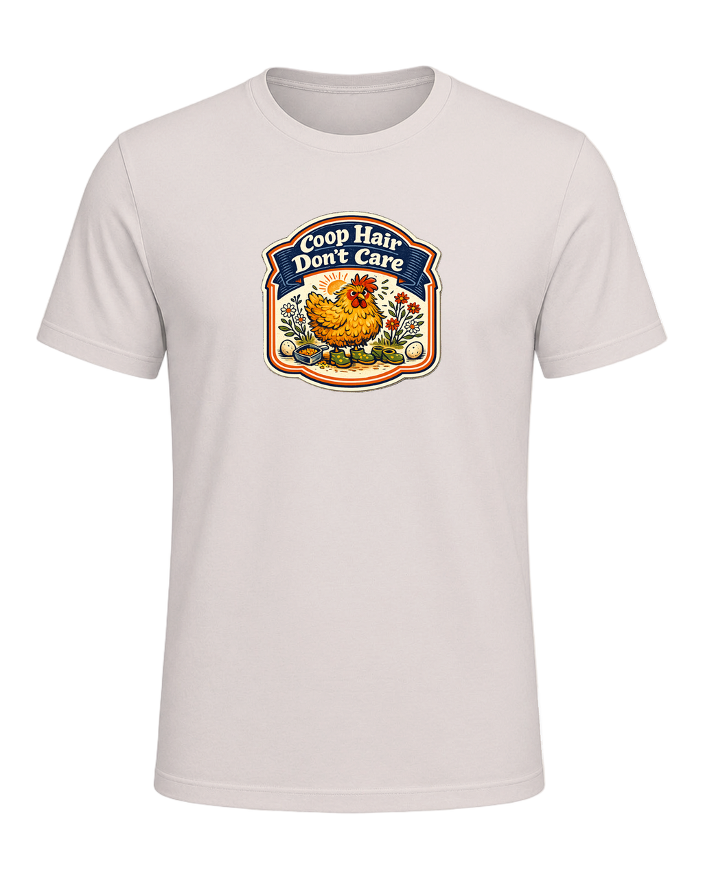 Coop Hair Don't Care Tee — Heather Dust