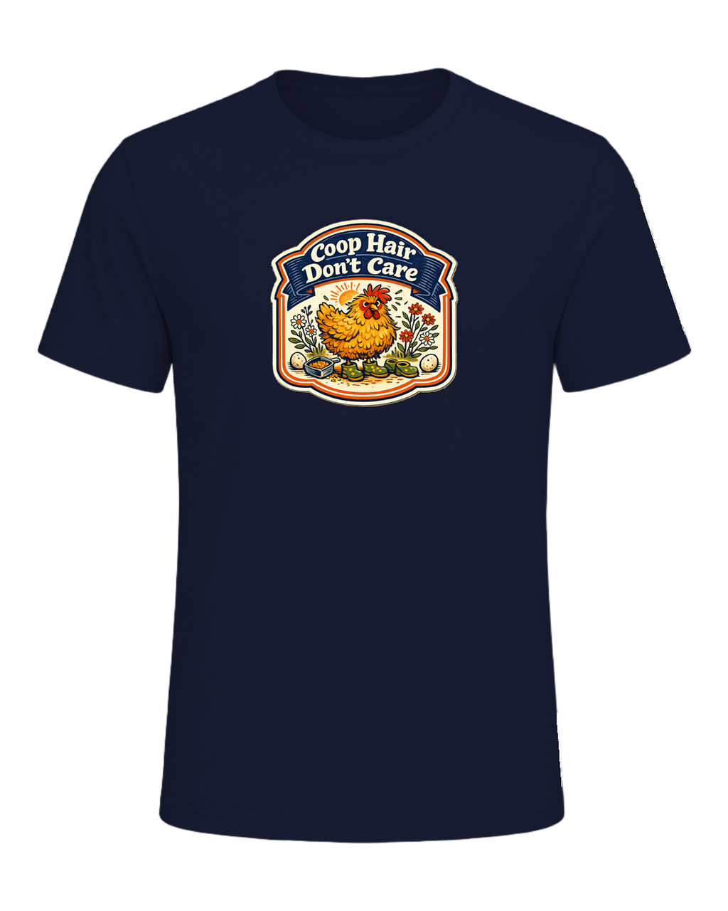 Coop Hair Don't Care Tee — Navy