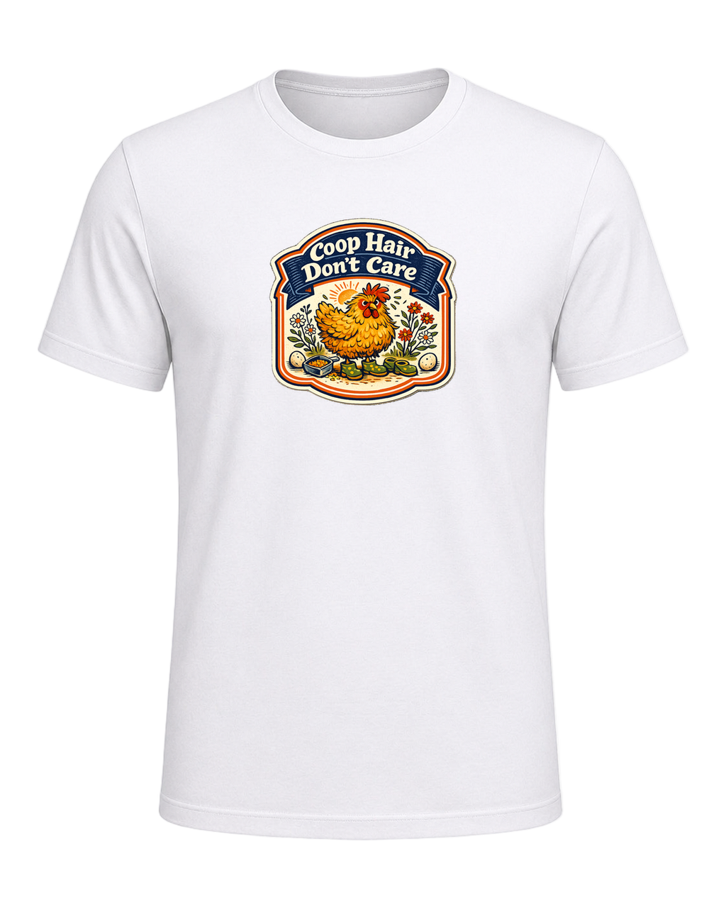 Coop Hair Don't Care Tee — White