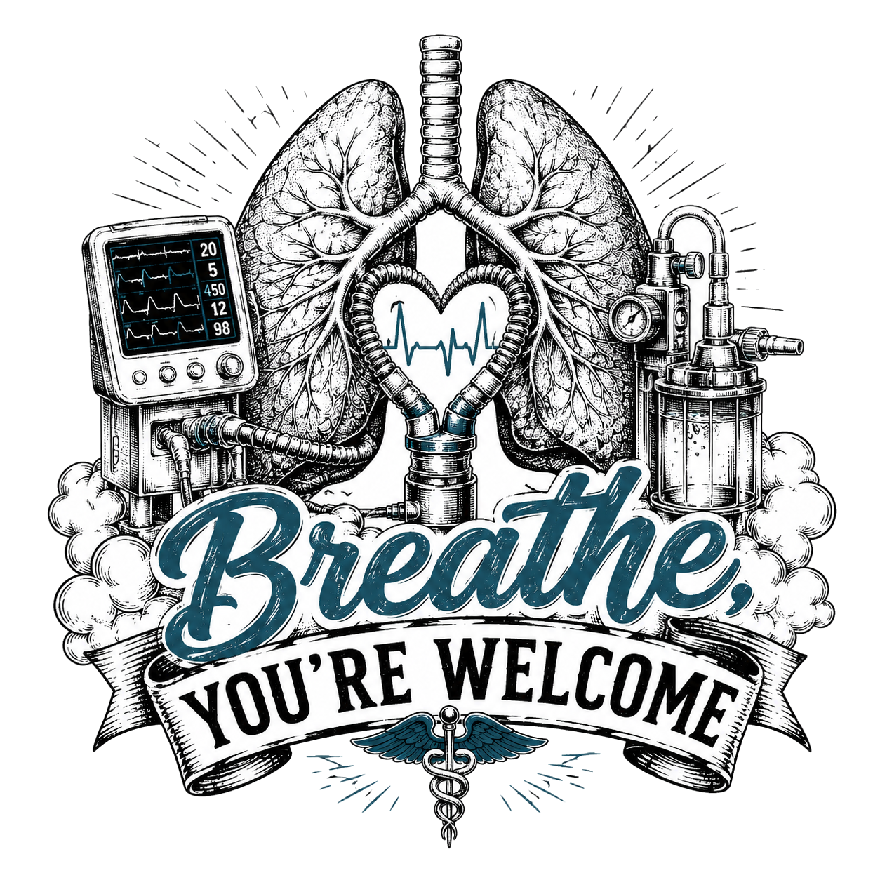 Breathe, you're welcome