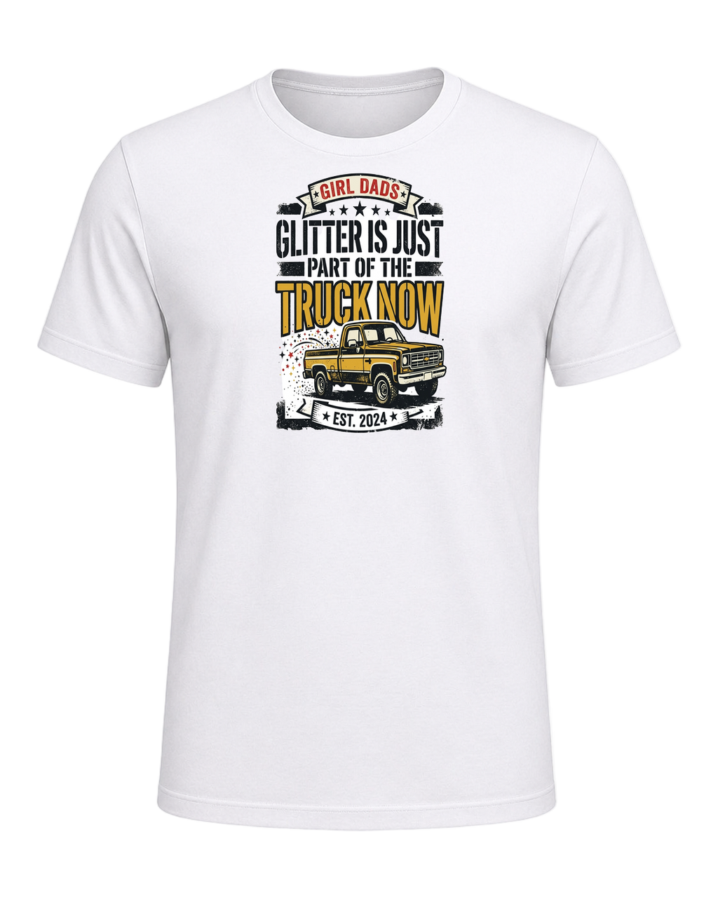 Glitter is just part of the truck now — White