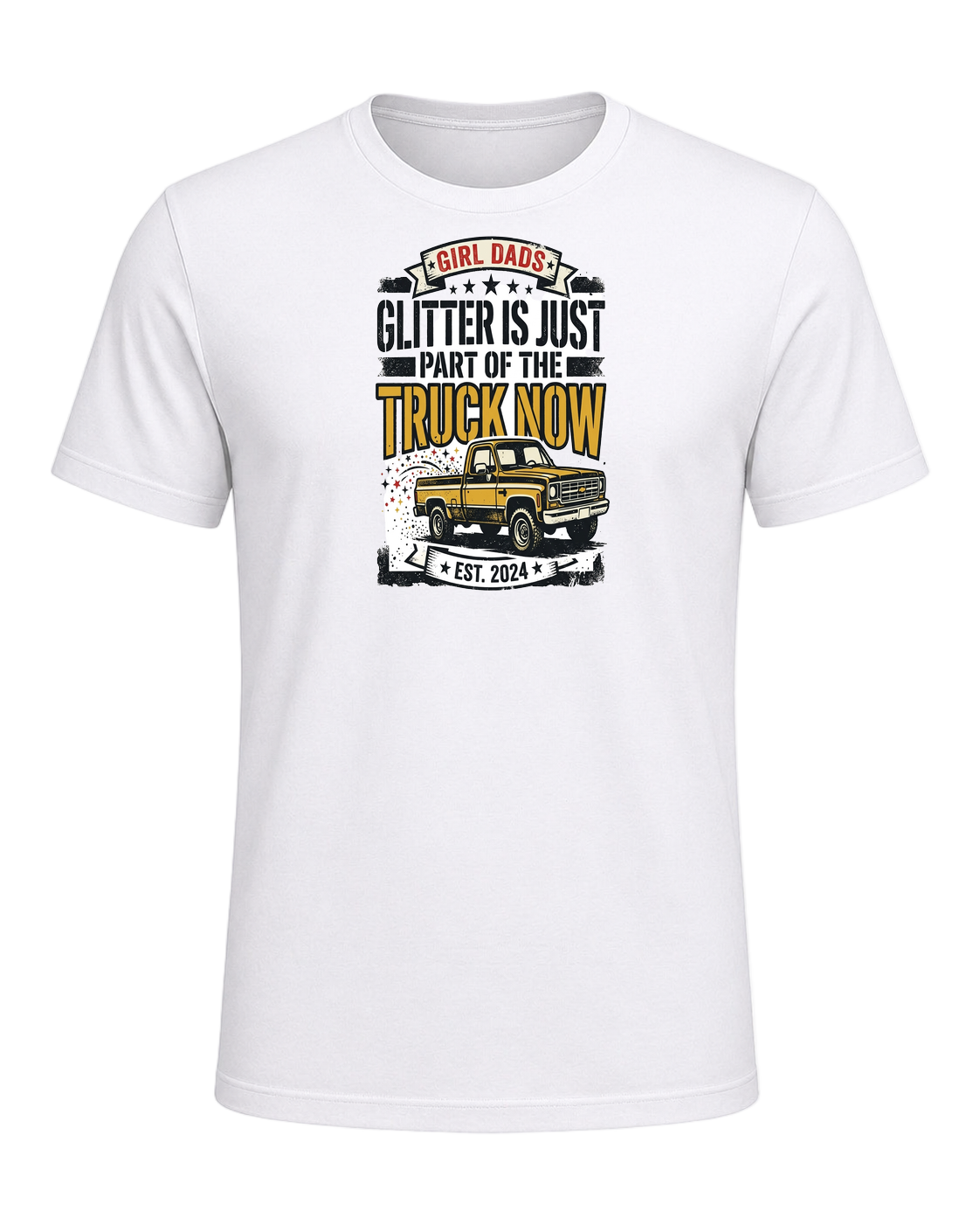 Glitter is just part of the truck now — White