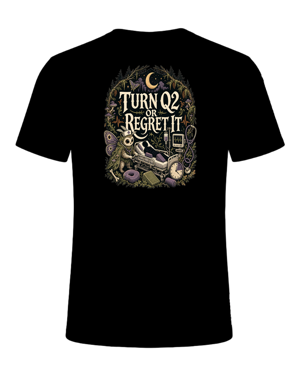 TURN Q2 OR REGRET IT — Black