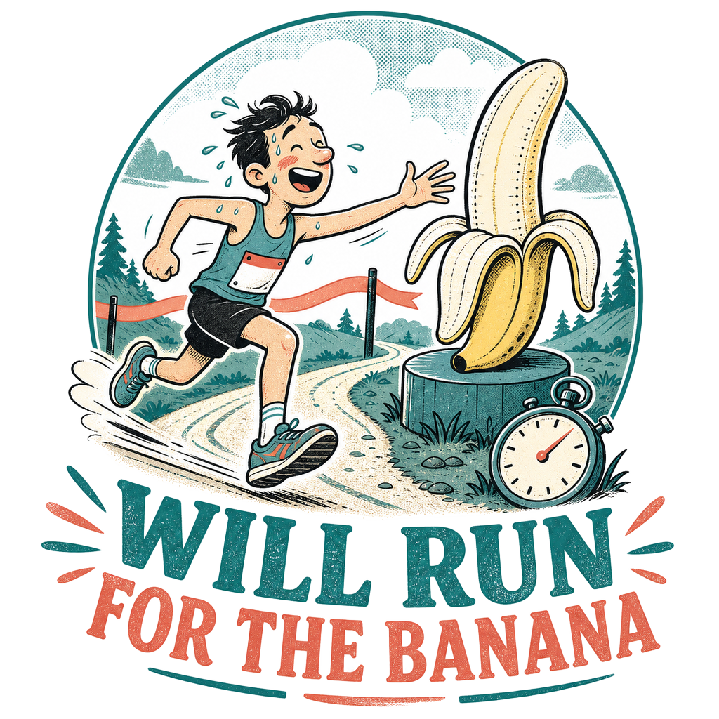 WILL RUN FOR THE BANANA