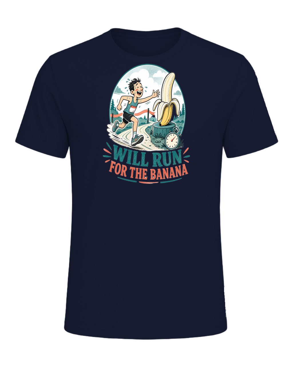 WILL RUN FOR THE BANANA — Navy