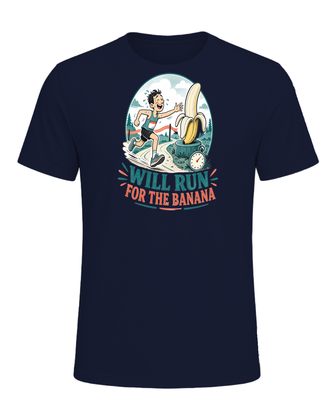 WILL RUN FOR THE BANANA — Navy