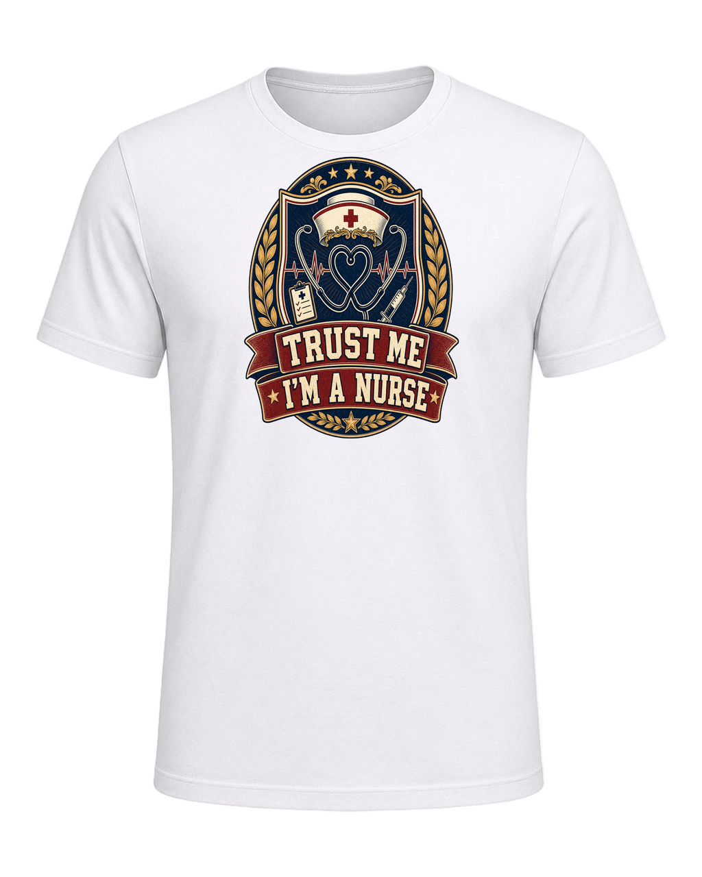 TRUST ME I'M A NURSE — White