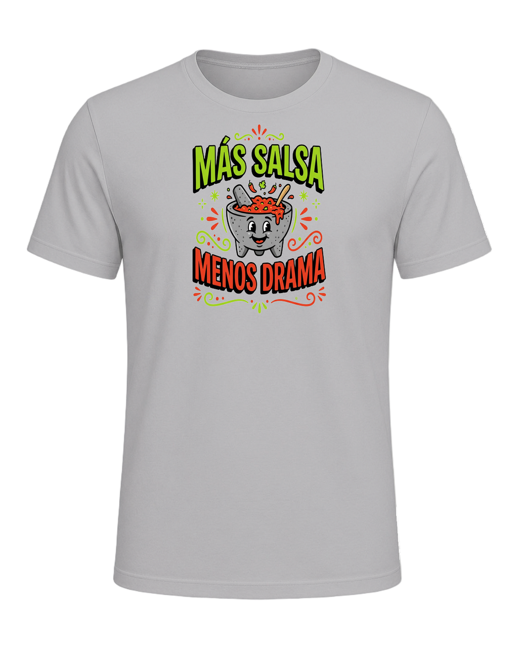Más Salsa Menos Drama — Athletic Heather