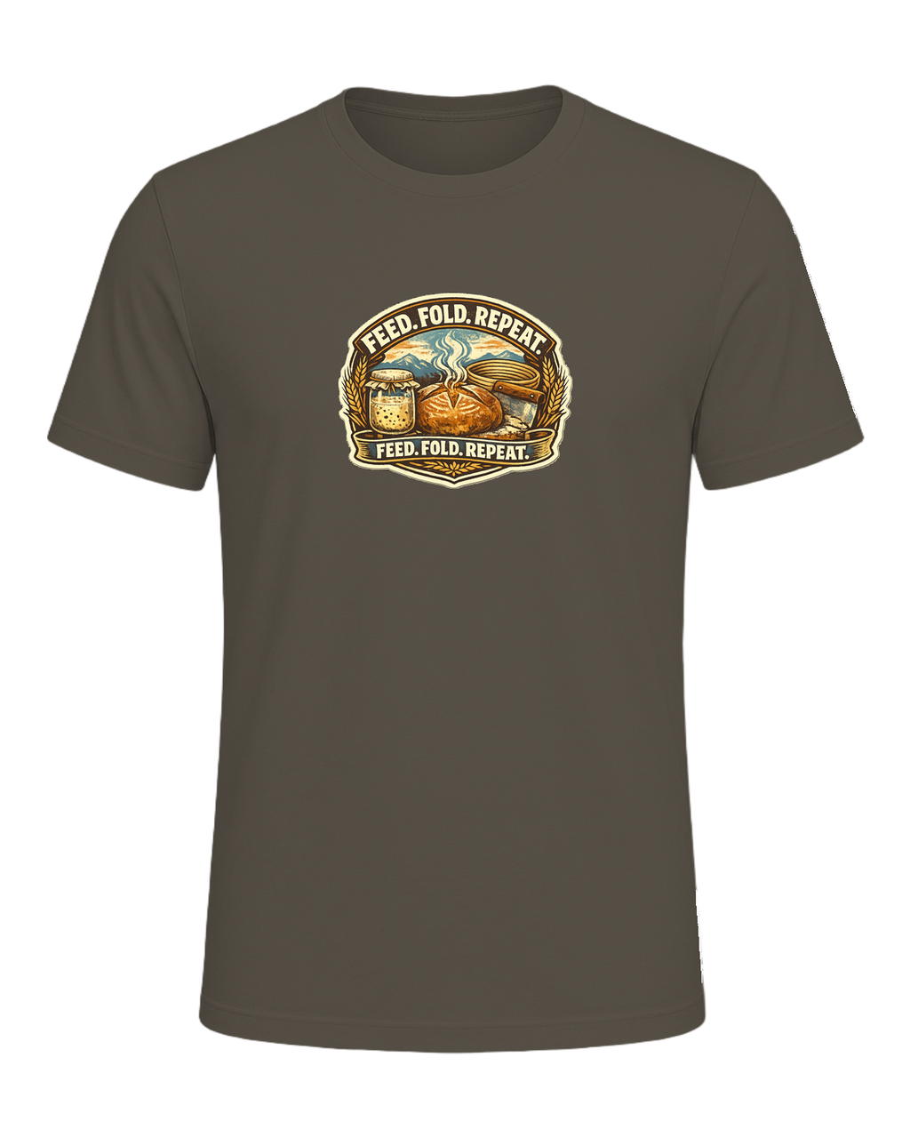 Feed. Fold. Repeat. Tee — Army