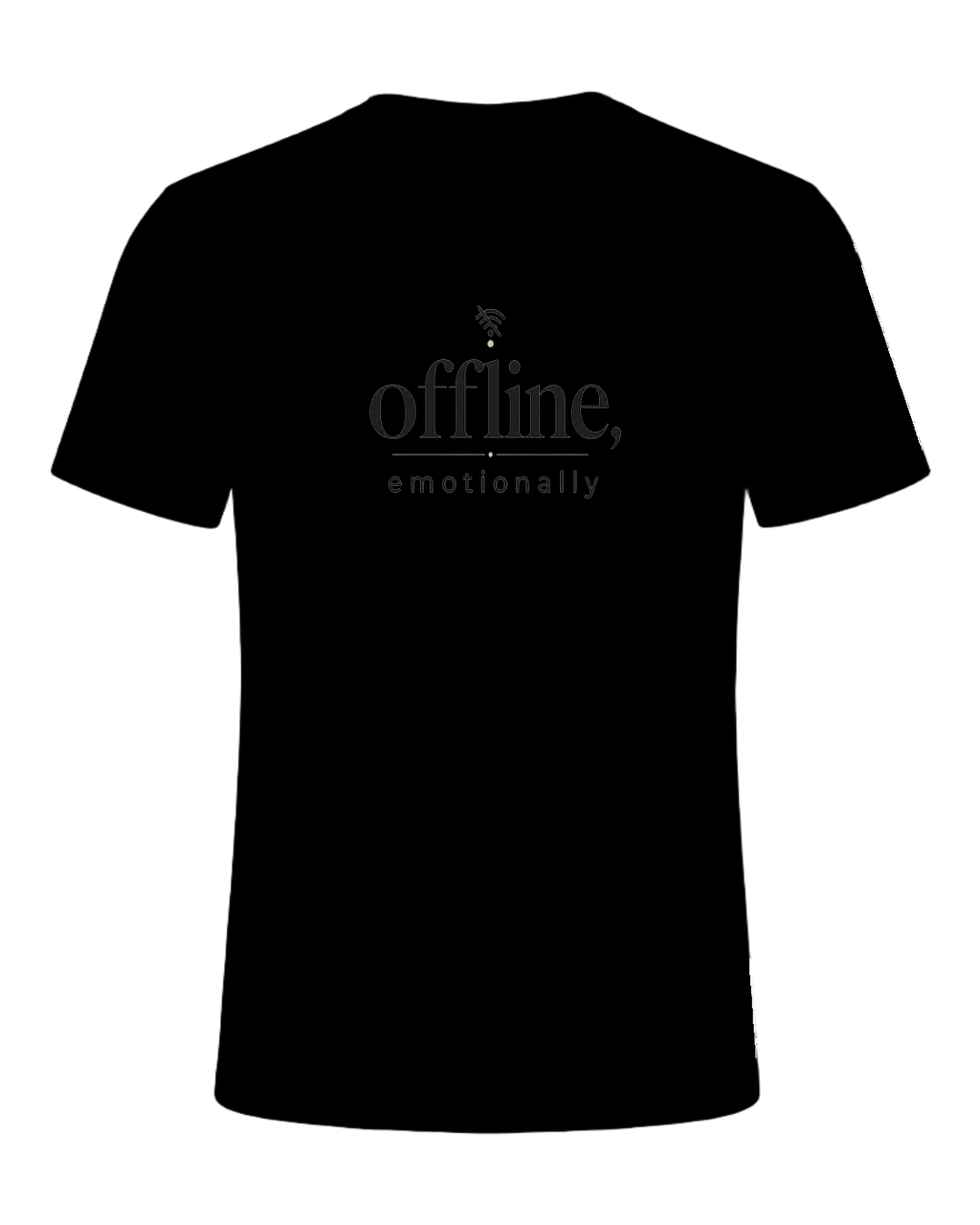offline, emotionally — Black