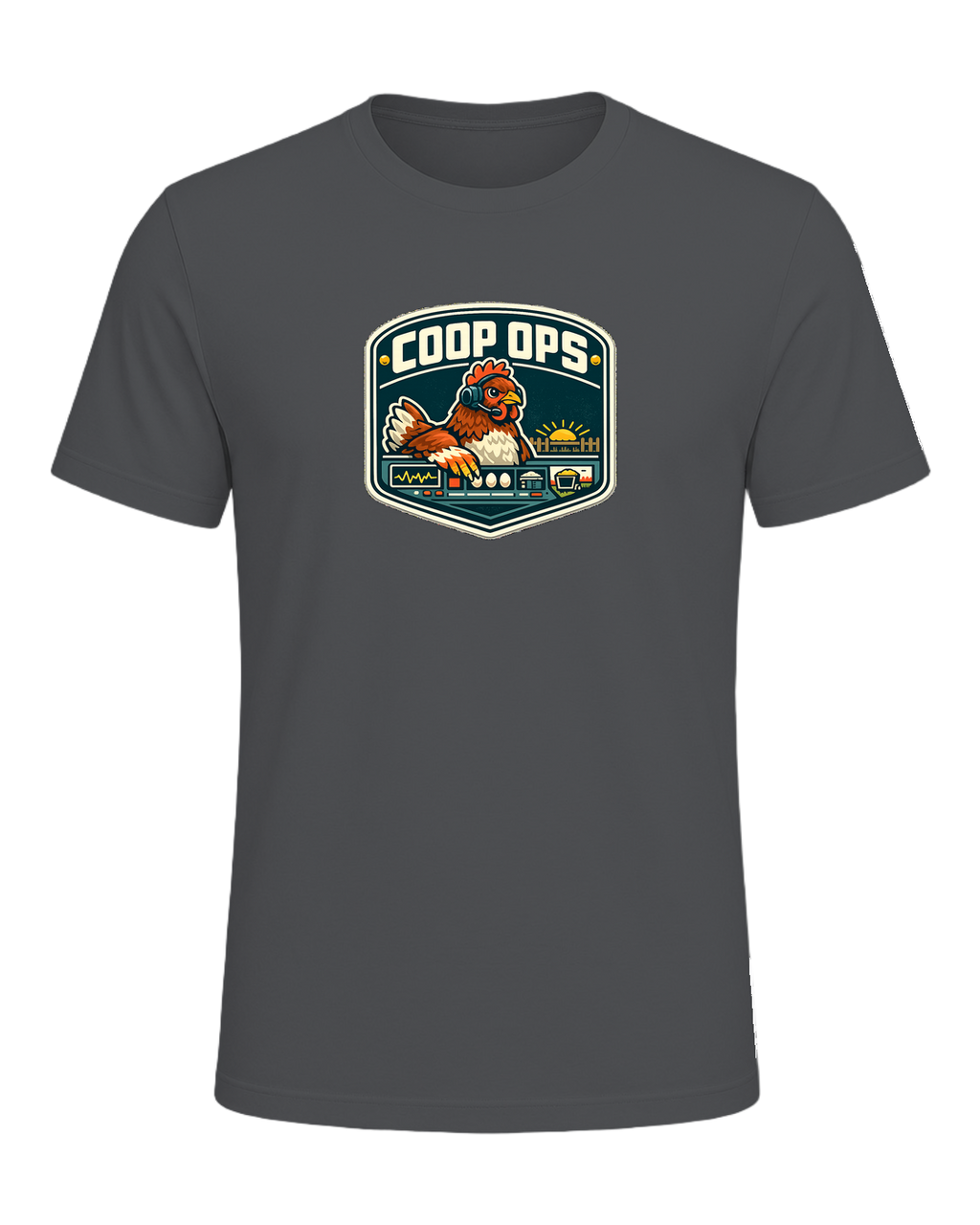 Coop Ops Tee — Asphalt