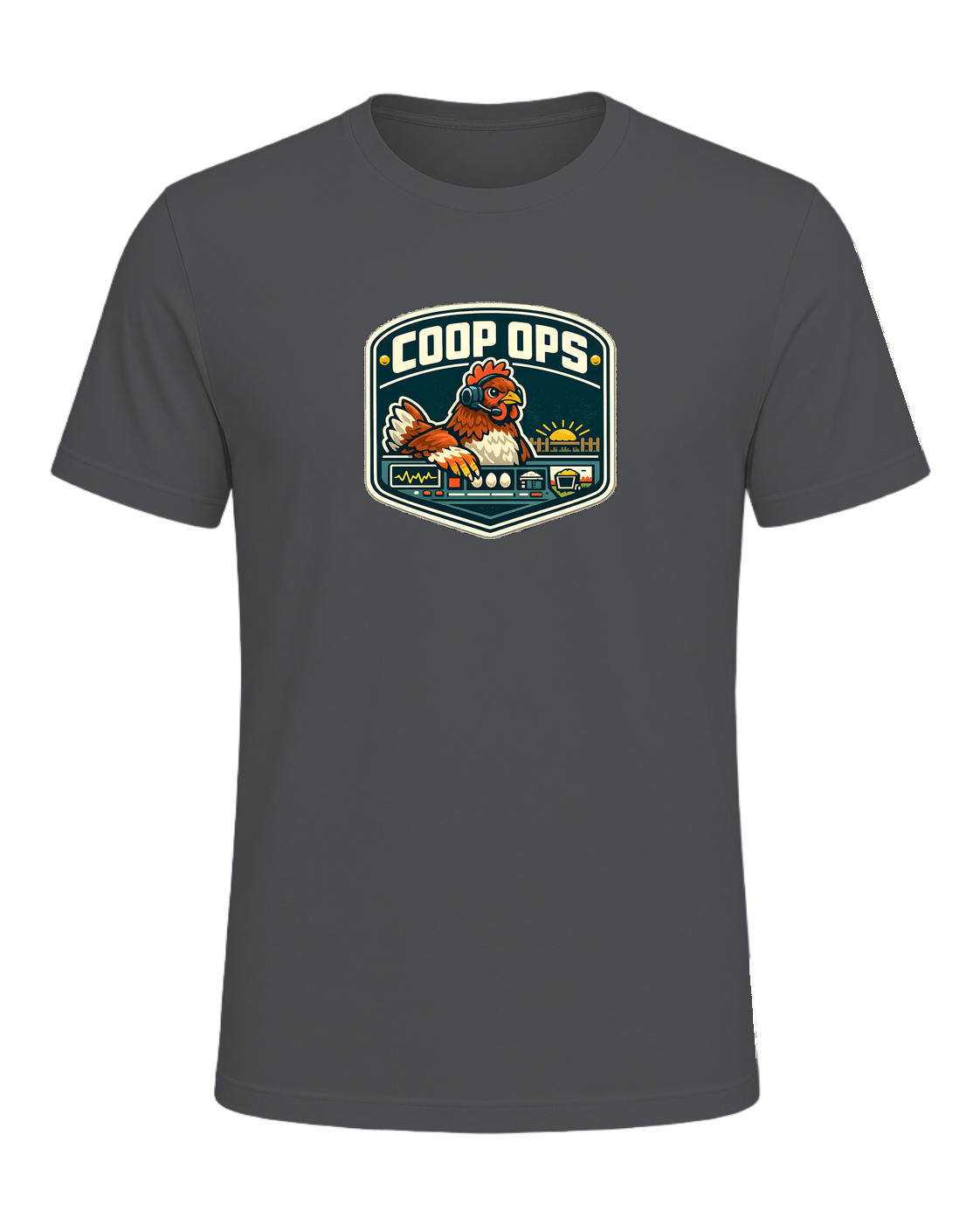 Coop Ops Tee — Asphalt