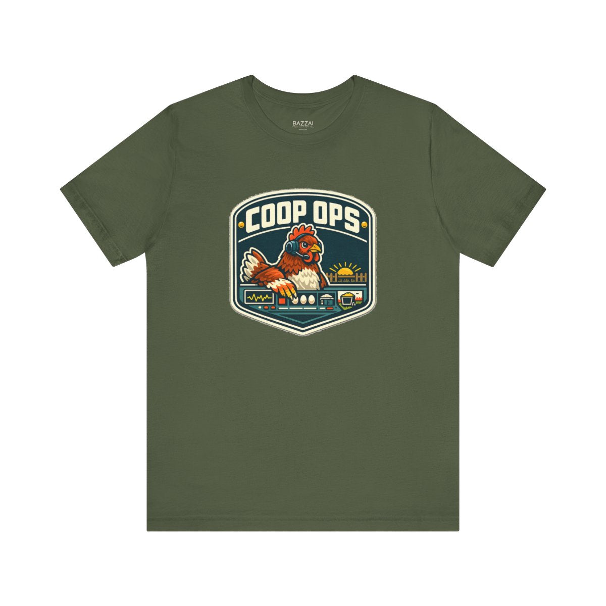 Backyard Chicken T-Shirt — Coop Ops — backyard chicken t-shirt design