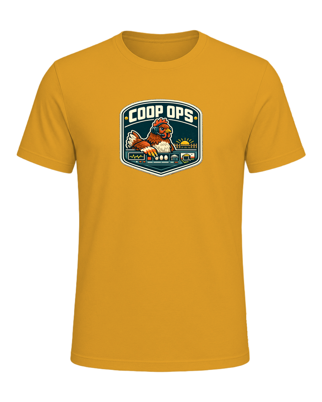 Coop Ops Tee — Mustard
