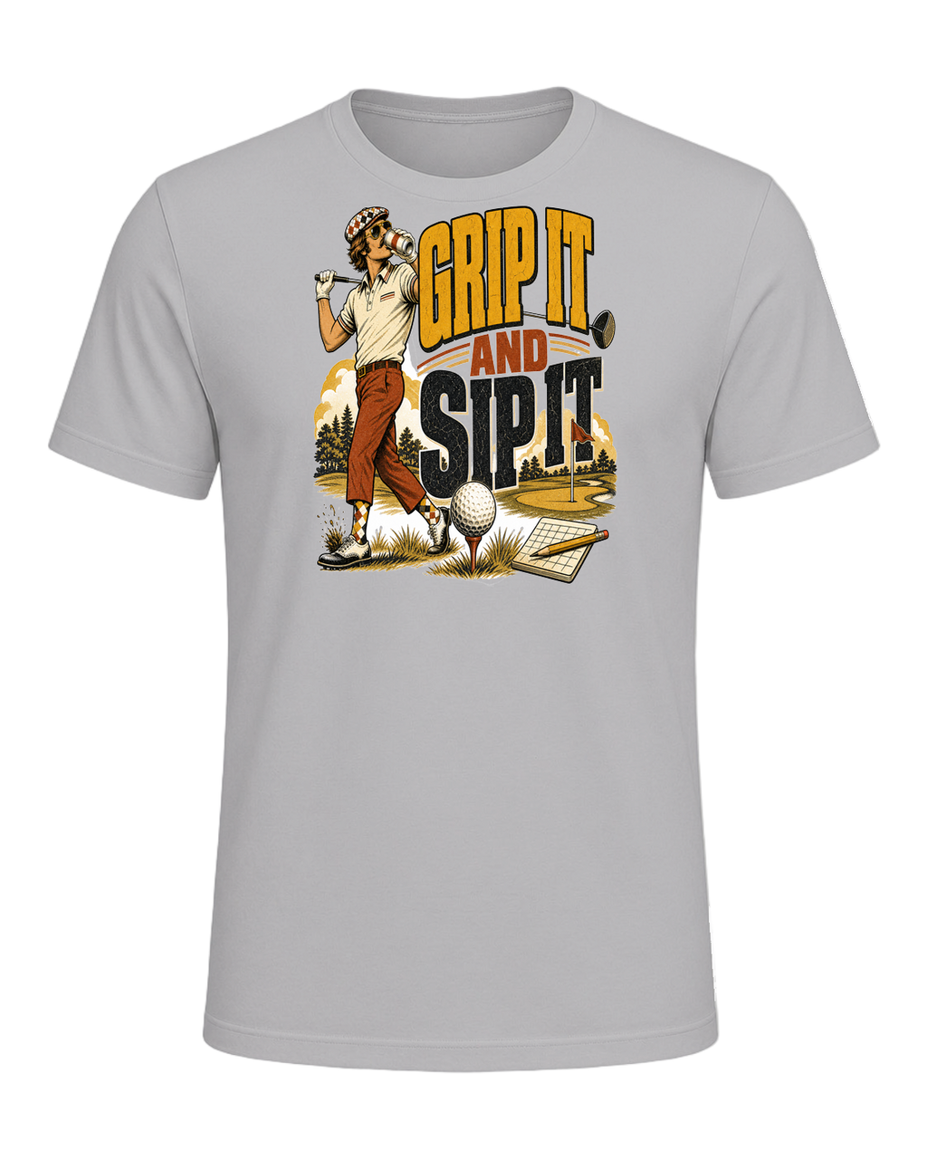 GRIP IT AND SIP IT — Athletic Heather