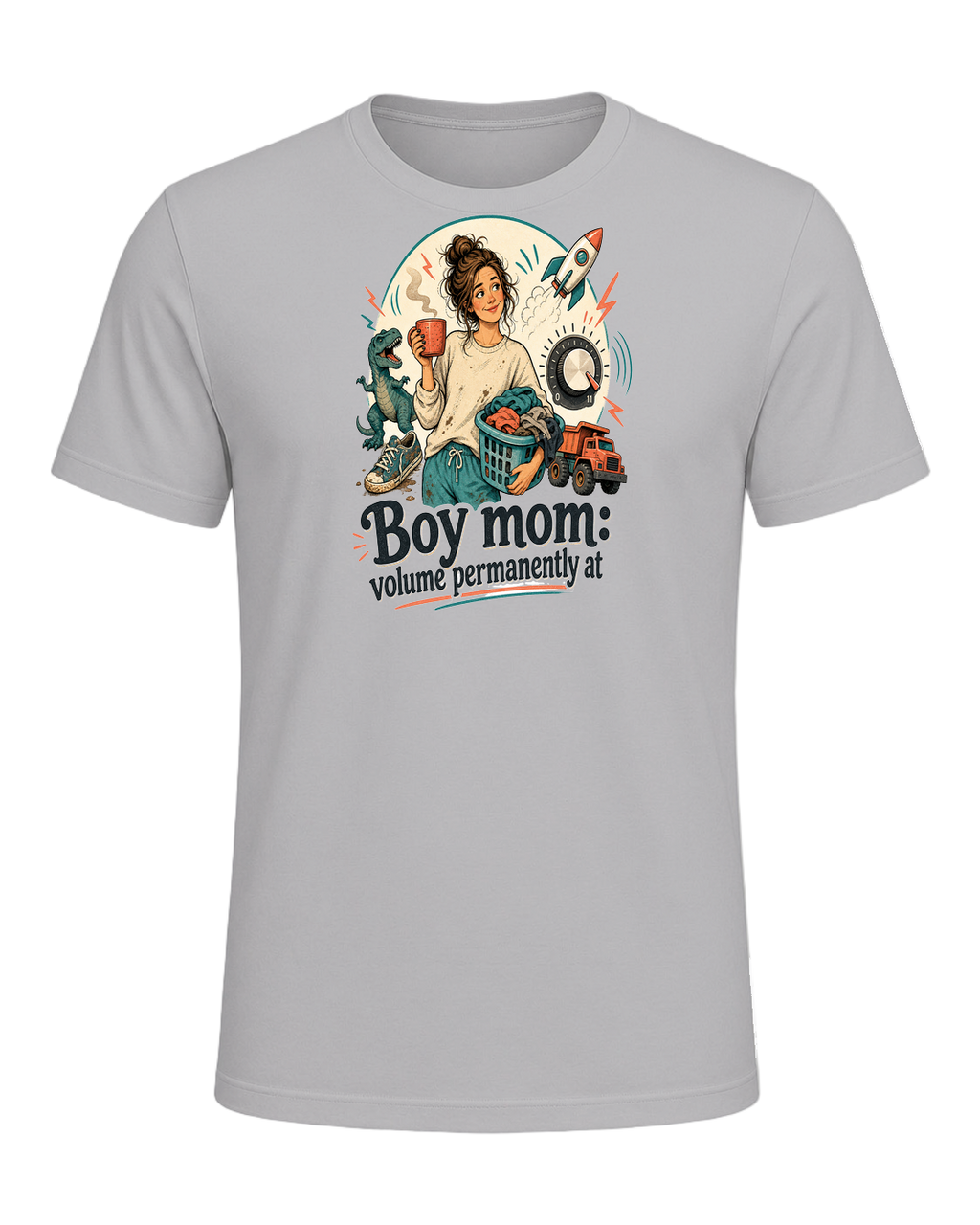 Boy mom: volume permanently at 11 — Athletic Heather