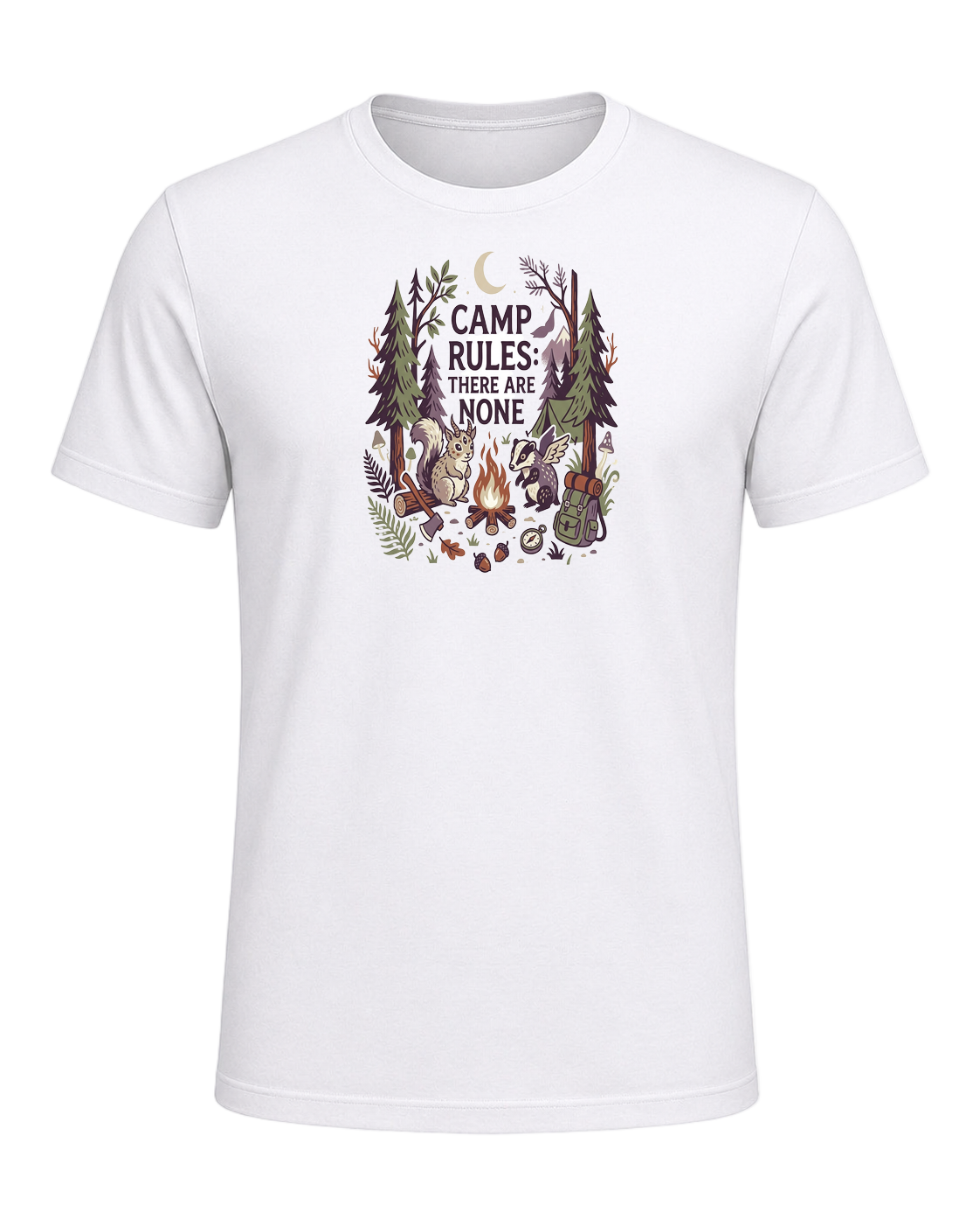 CAMP RULES: THERE ARE NONE — White