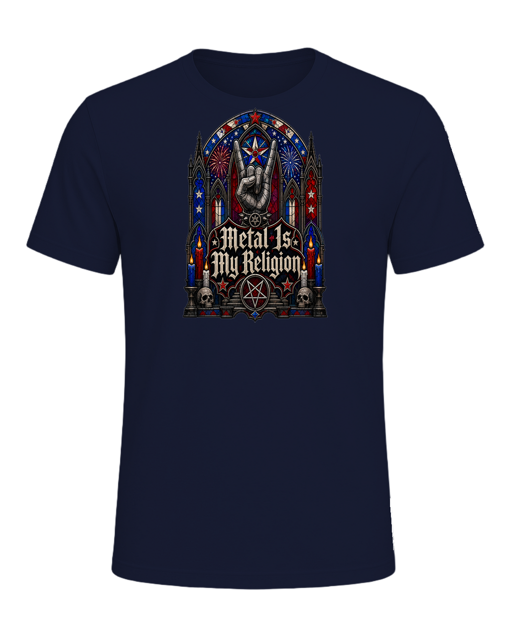 Metal Head Identity — Navy