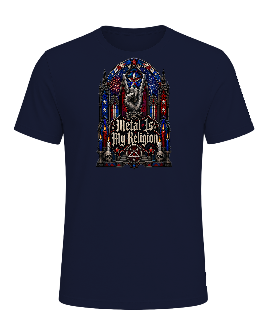 Metal Head Identity — Navy
