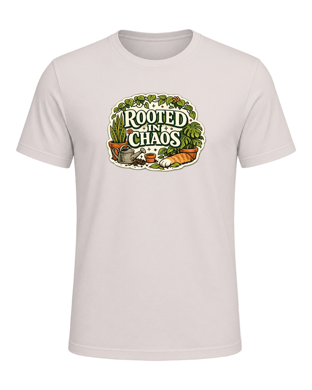 A cozy vintage plant mom tee for anyone beautifully rooted in houseplant chaos. — Heather Dust