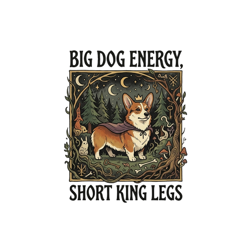 BIG DOG ENERGY, SHORT KING LEGS