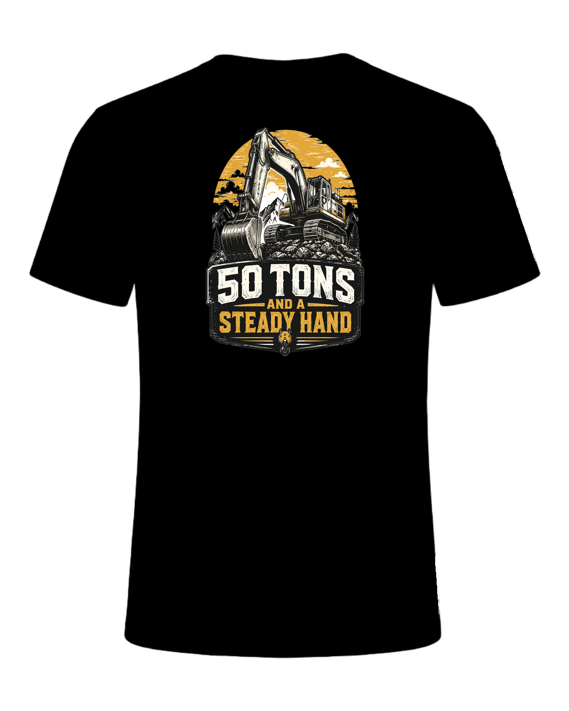 50 tons and a steady hand — Black
