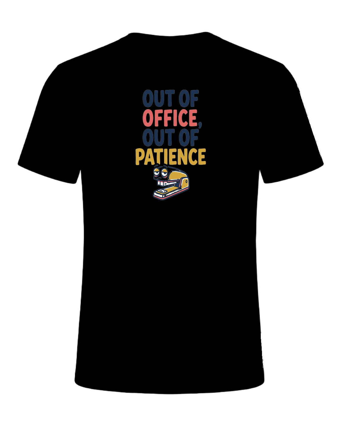 OUT OF OFFICE, OUT OF PATIENCE — Black