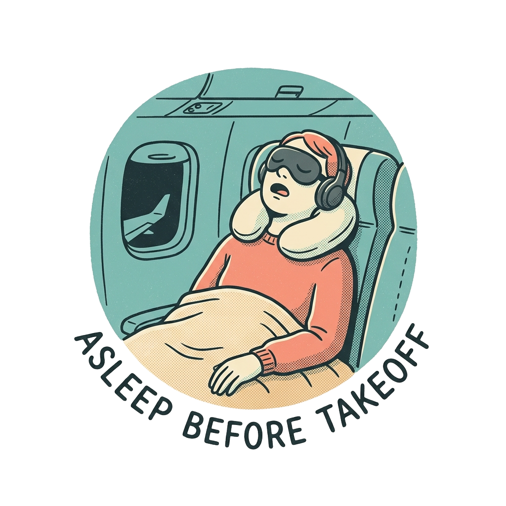 ASLEEP BEFORE TAKEOFF