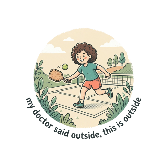 My Doctor Said Outside, This Is Outside — Scenic Tee
