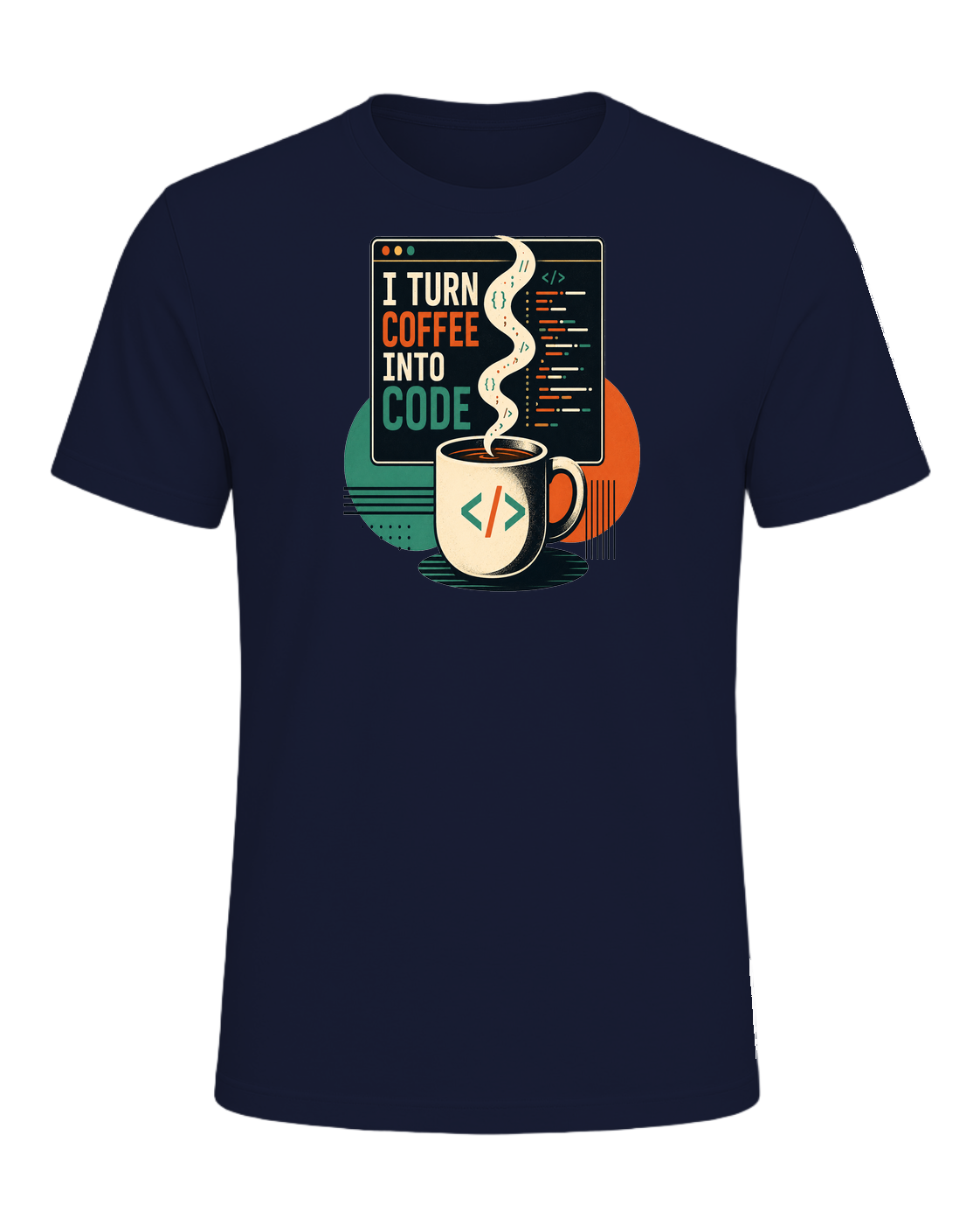 Coffee + Programmer — Navy