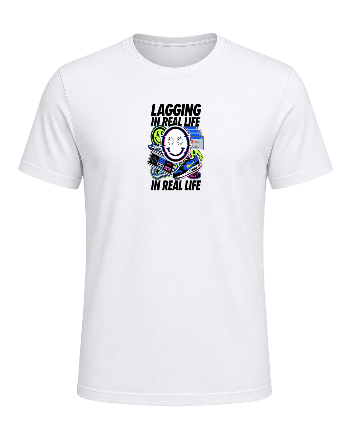 LAGGING IN REAL LIFE — White