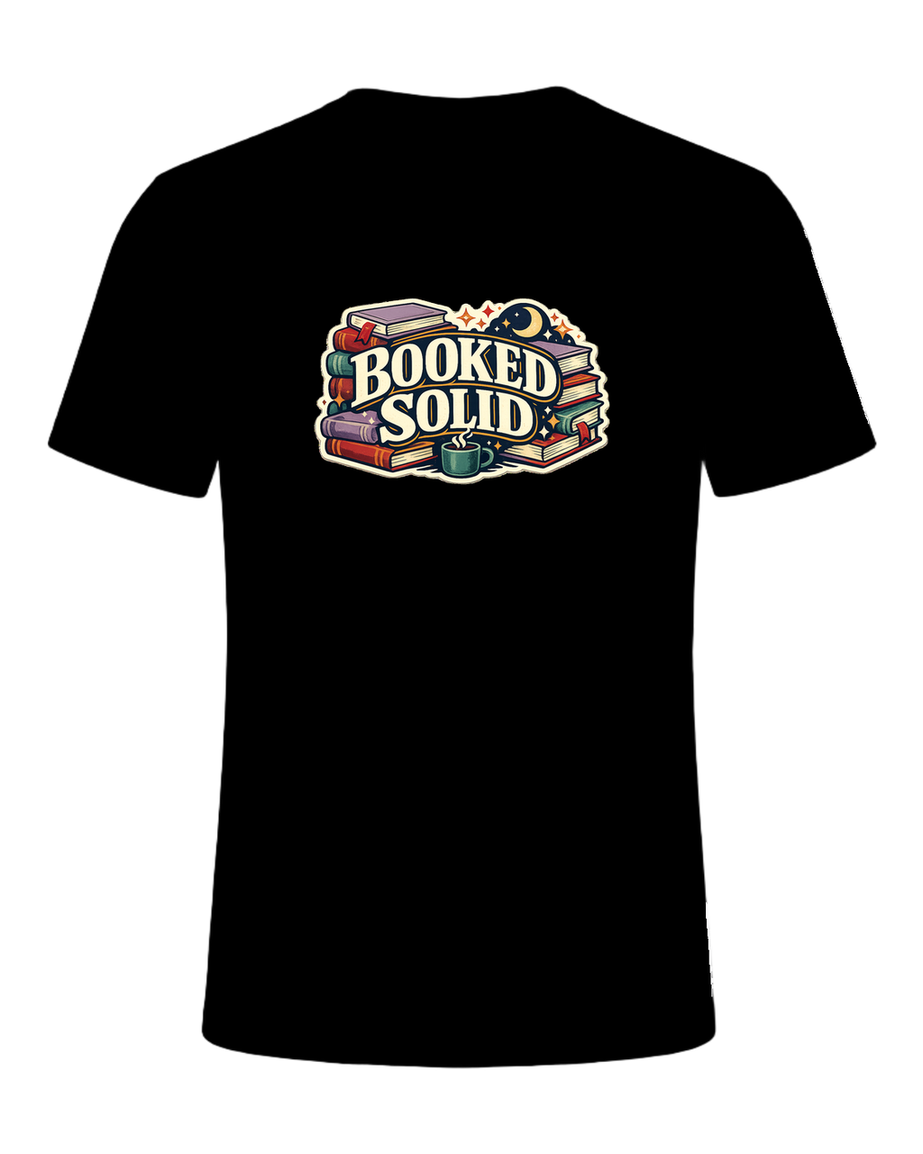 Booked Solid Tee — Black