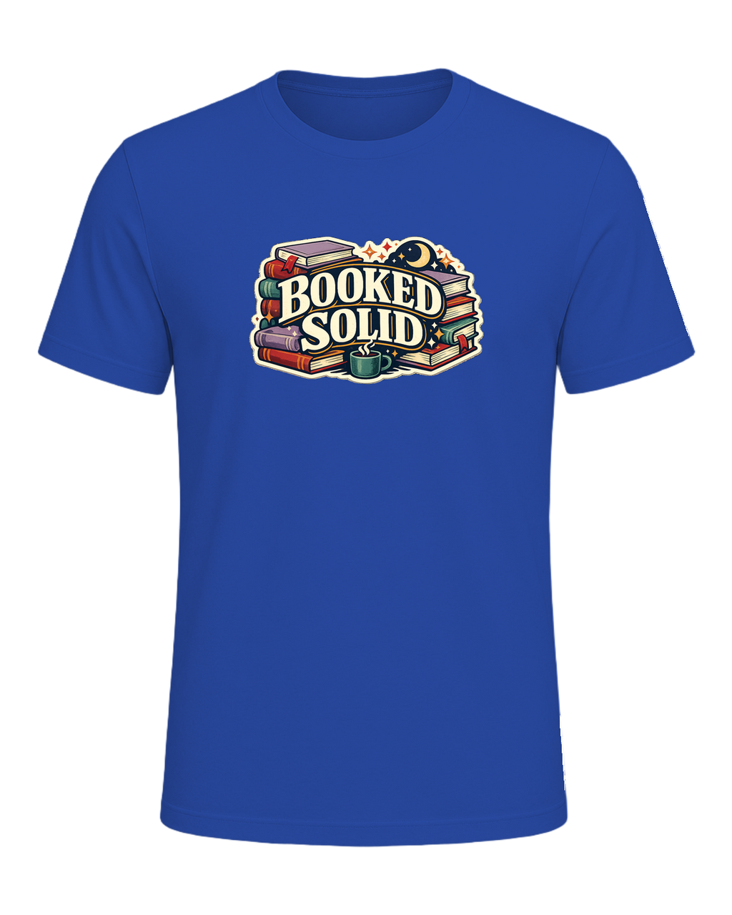Booked Solid Tee — True Royal