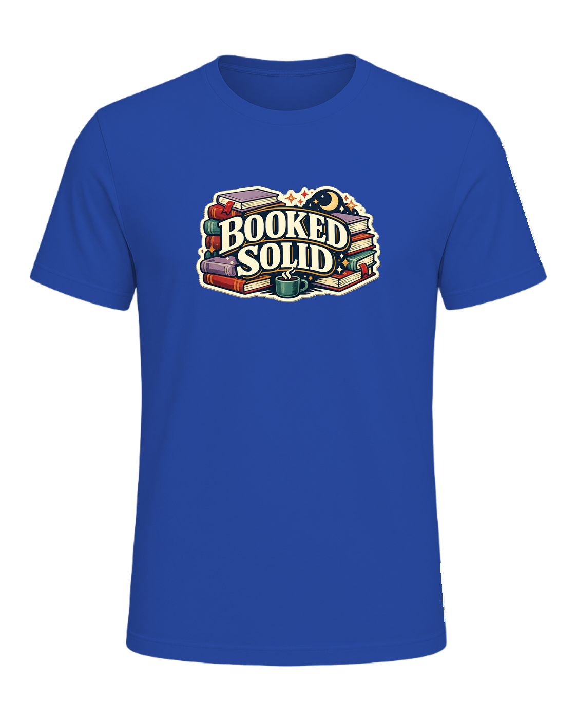 Booked Solid Tee — True Royal