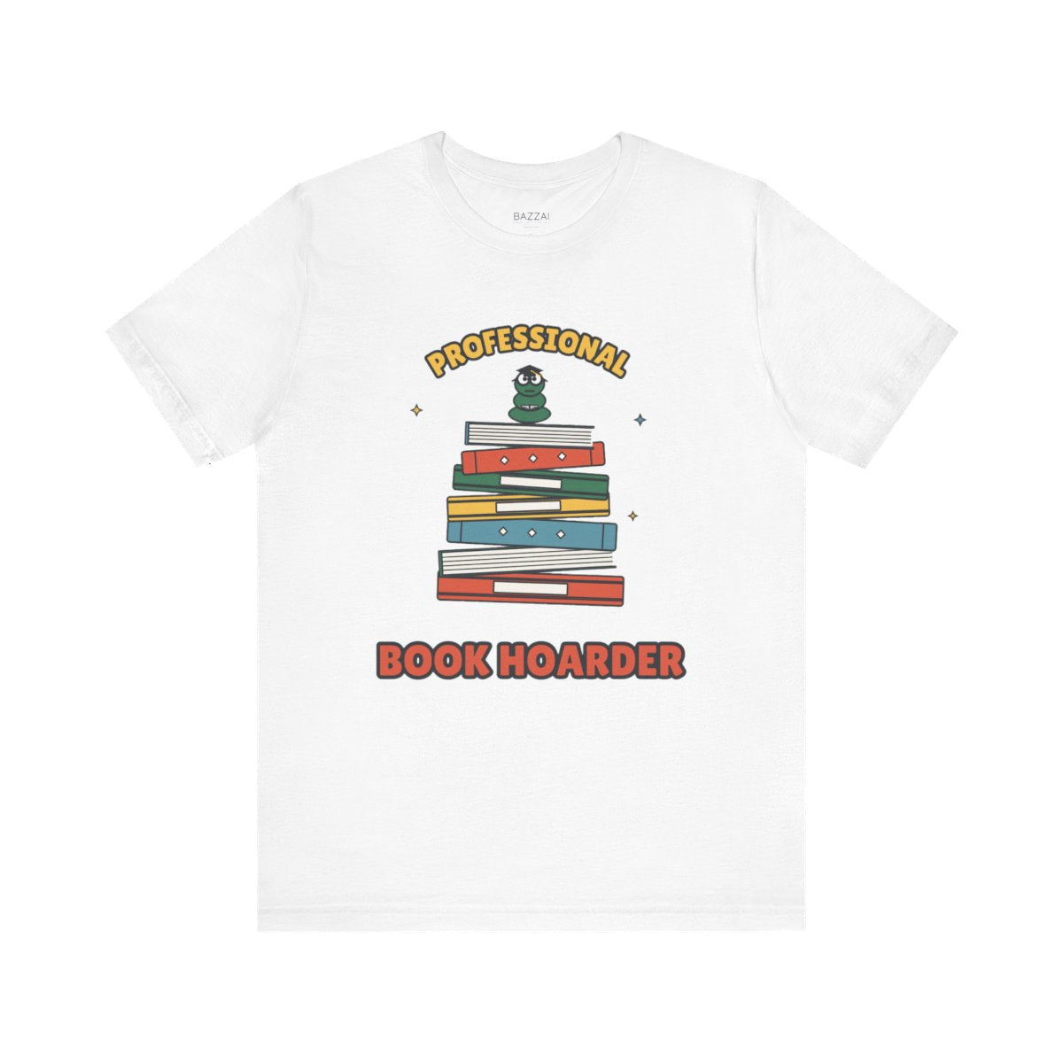 Book Collector T-Shirt — Professional Book Hoarder — books t-shirt design