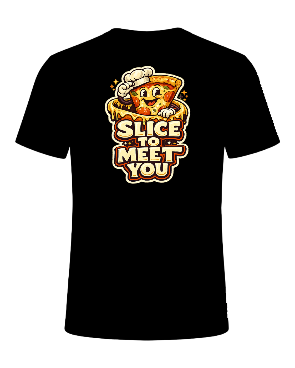 Slice To Meet You Tee — Black