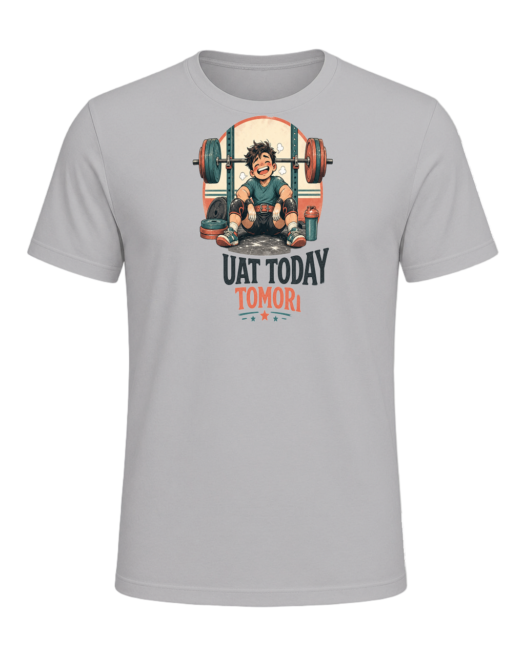 SQUAT TODAY, CRY TOMORROW — Athletic Heather
