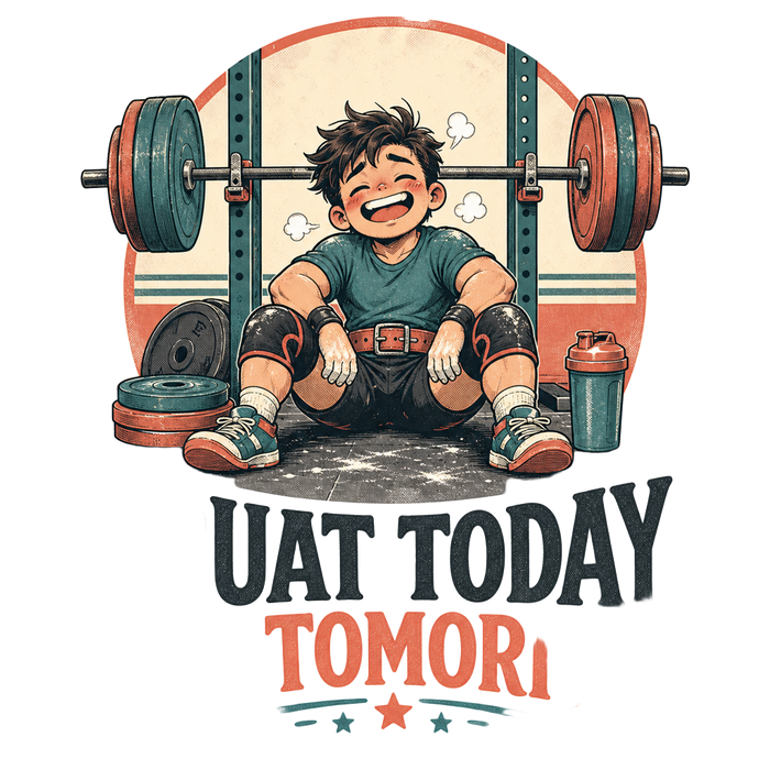 SQUAT TODAY, CRY TOMORROW — Circular Scenic Graphic