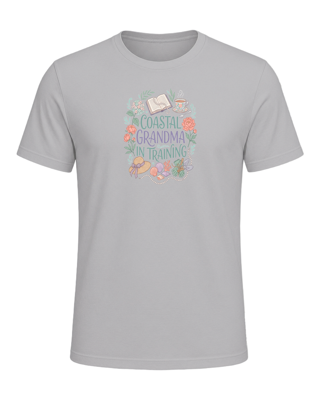 COASTAL GRANDMA IN TRAINING — Athletic Heather