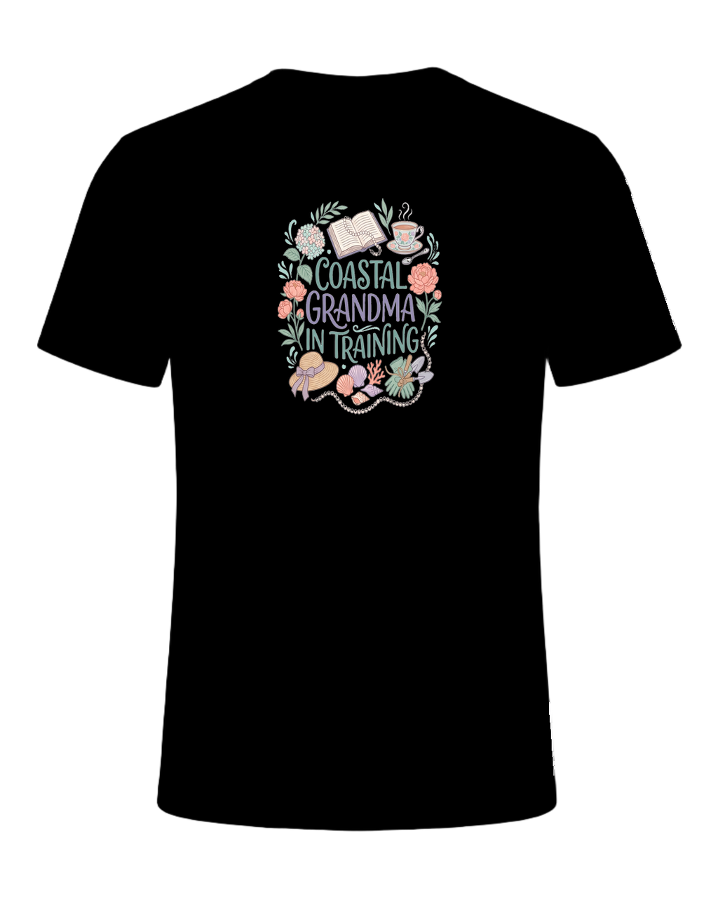 COASTAL GRANDMA IN TRAINING — Black