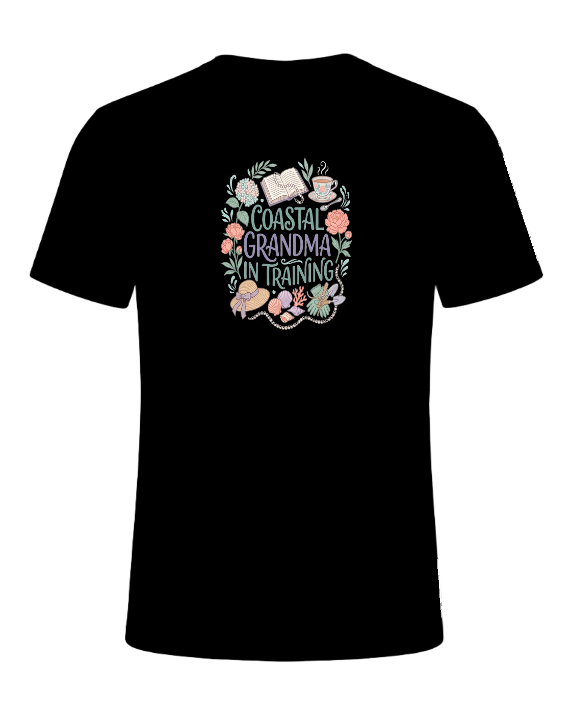 COASTAL GRANDMA IN TRAINING — Black