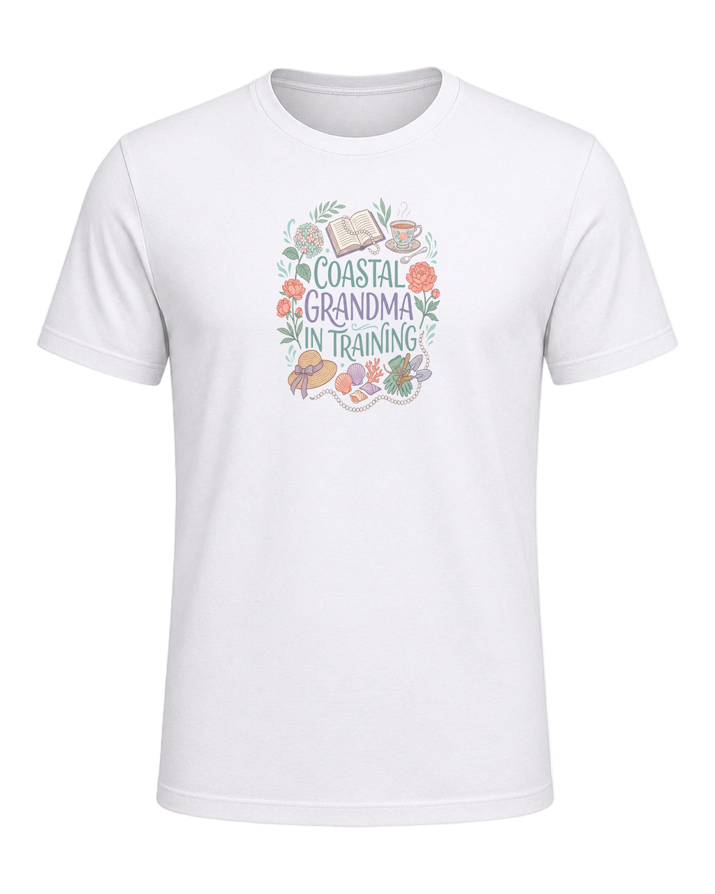 COASTAL GRANDMA IN TRAINING — White