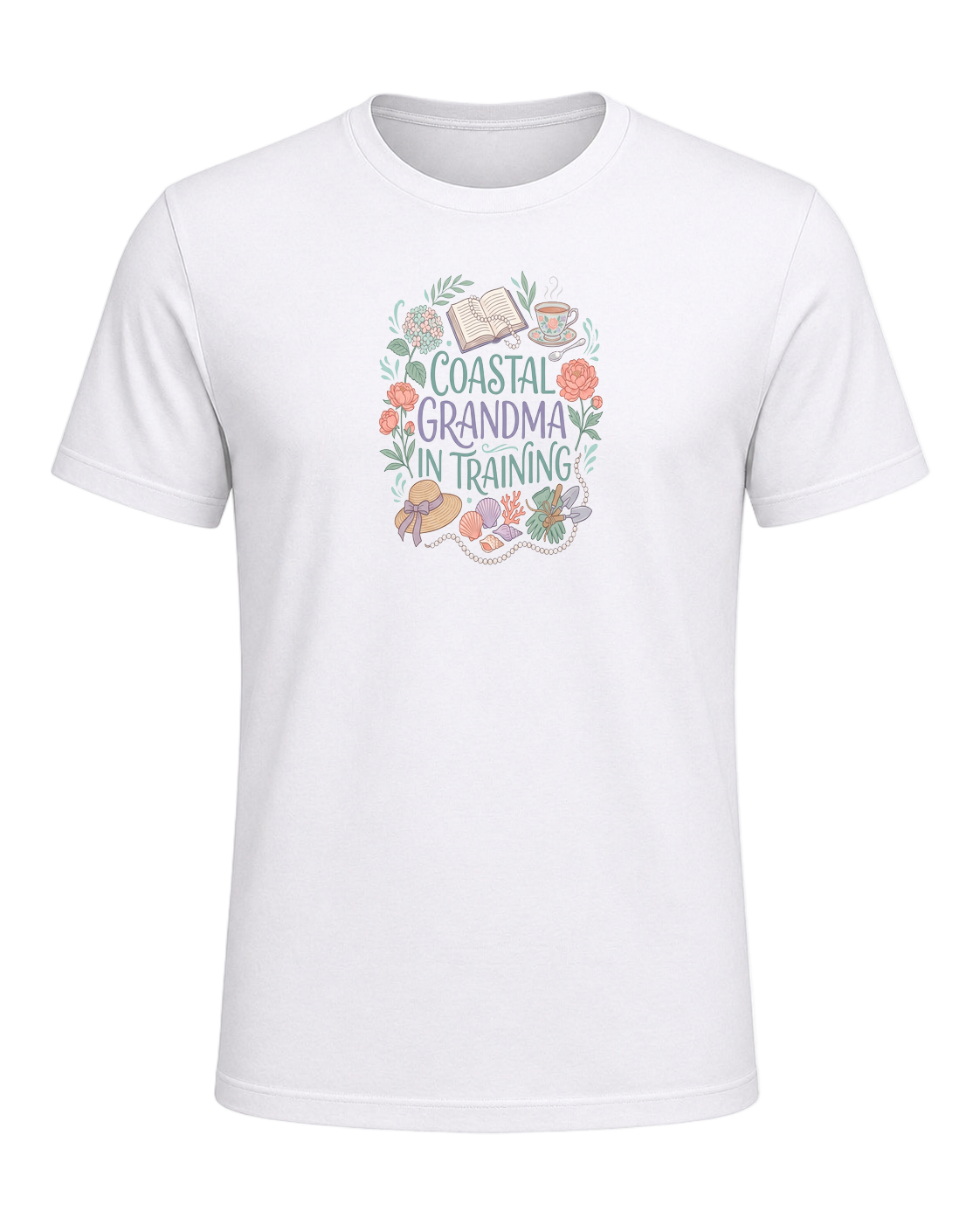 COASTAL GRANDMA IN TRAINING — White
