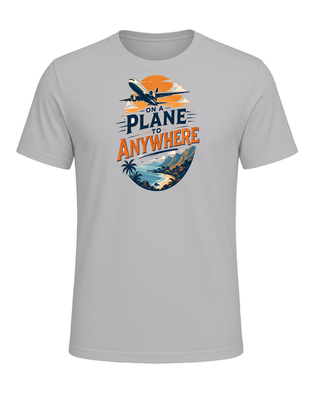 ON A PLANE TO ANYWHERE — Athletic Heather