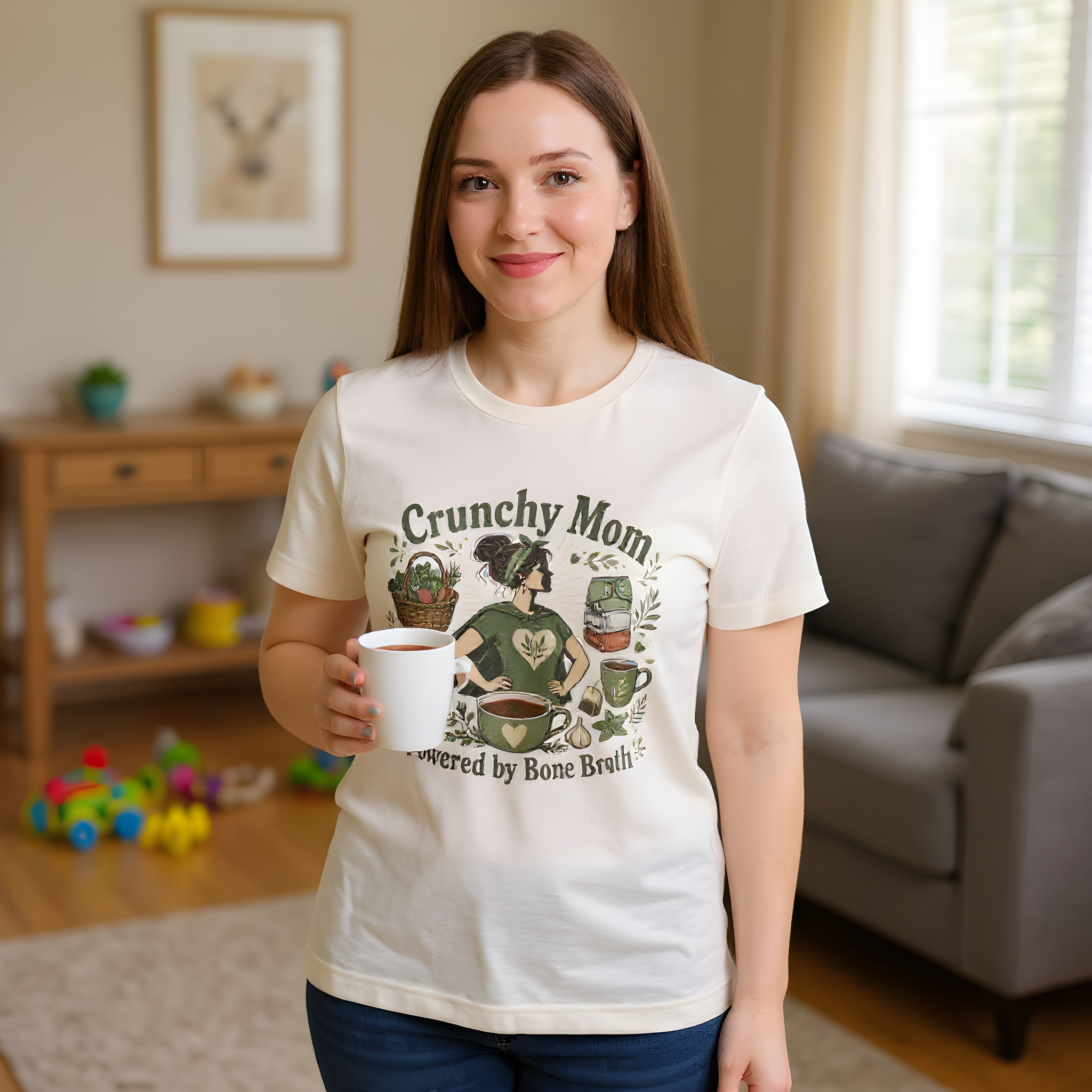 Boy Mom T-Shirt — Loud, Sticky, Beloved — t-shirt design