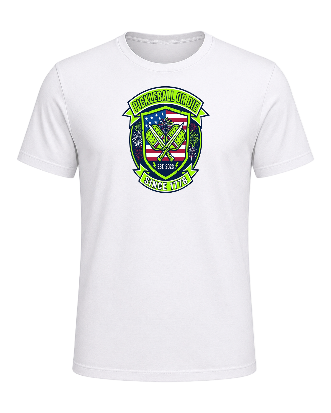 Pickleball Player — White