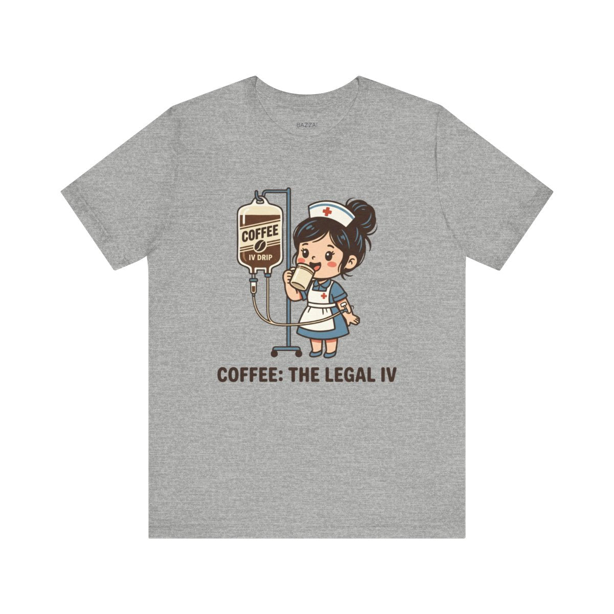 Funny Nurse T-Shirt — Nurse Plus Coffee — t-shirt design